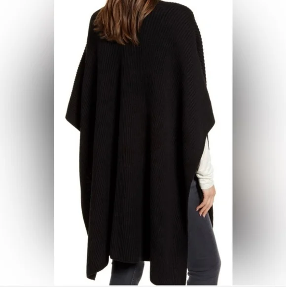 All Saints Traveling Rib Ruana One Size Fits All NWT'S - Picture 2 of 9